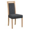 Dřevěná čalouněná jídelní židle z masivu Roma 5