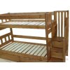 dřevěná patrová dřevěná postel masivní Excelent chalup