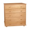 Dřevěná komoda 120 5S kom19
