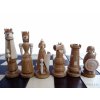 Desková hra, dřevěné šachy vyřezávané MAGNAT 155 mad