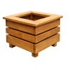 dreveny zahradni kvetinovy truhlik 44x44x36 dub