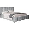 Čalouněná dvoulůžková manželská postel model Vencl Bed 1 Rib