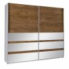 Moderní šatní skříň z DTD s posuvnými dvířky Lux Maridex