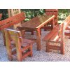 dřevěný zahradní nábytek vencl set 1+2+2 Slawek 2