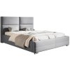 Čalouněná dvoulůžková manželská postel model Vencl Bed 3 Rib