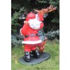 zahradní dekorace z polyesteru Santa s losem Z49 welt
