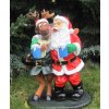 zahradní dekorace z polyesteru Santa s losem Z49 welt