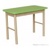 dřevěný dětský stolek z masivního dřeva metdre barevný
