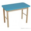 dřevěný dětský stolek z masivního dřeva metdre barevný