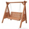 zahradní houpačka dřevěná zahradní dekorace H9 jandr