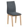 Dřevěná čalouněná jídelní židle z masivu Luna 1