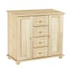 Komoda 25 Dřevěná komoda z masivního dřeva borovice Jandr