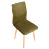 Dřevěná jídelní židle z masivu Luna 2 – čalouněná