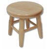 dřevěný mini taburet z masivního dřeva buk KT246 pacyg