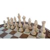 Desková hra, dřevěné šachy vyřezávané Kaseta intarsja 100 mad