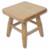 dřevěný mini taburet z masivního dřeva buk KT247 pacyg
