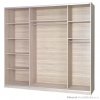 Moderní šatní skříň s posuvnými dvířky Twister 2 Maridex