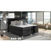 boxspring postel s vysokym celem BAO 08