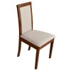 dřevěná čalouněná jídelní židle z masivu Roma 4 drewmi