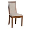 dřevěná čalouněná jídelní židle z masivu Roma 4 drewmi