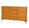 komoda buk se sesti zasuvkami buk scherry