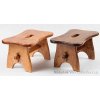 dřevěná dětská stolička Footstool z masivního listnatého dřeva elm