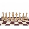 Desková hra, dřevěné šachy vyřezávané ROYAL LUX 104 mad