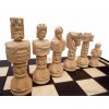Desková hra, dřevěné šachy vyřezávané GLADIATOR 117 mad