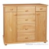 Dřevěná komoda, prádelník z masivního dřeva borovice Drewfilip 34