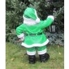 zahradní dekorace z polyesteru Santa Claus zelený Z58 welt