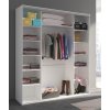 Moderní šatní skříň dvoudveřová s posuvnými dvířky Grande 204 Maridex