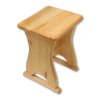 dřevěný taburet z masivního dřeva borovice NR113 pacyg
