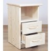 smrkový dřevěný noční stolek z masivního dřeva smrk Tola maršal