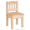 dětská dřevěná židlička s opěrkou AD241 pacyg
