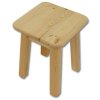 dřevěný taburet z masivního dřeva borovice KT252 pacyg