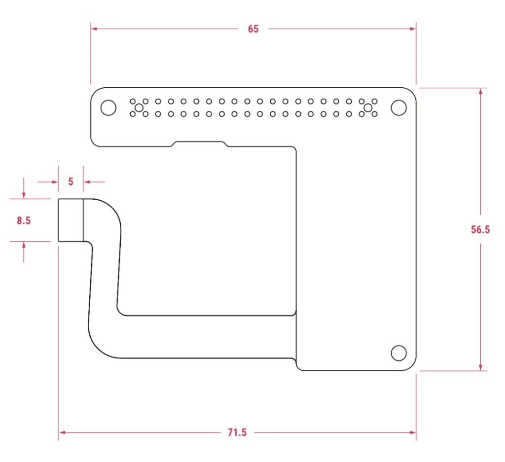 Raspberry Pi M.2 HAT+ (Compact) – kompaktní adaptér PCIe na M.2 pro Raspberry Pi 5