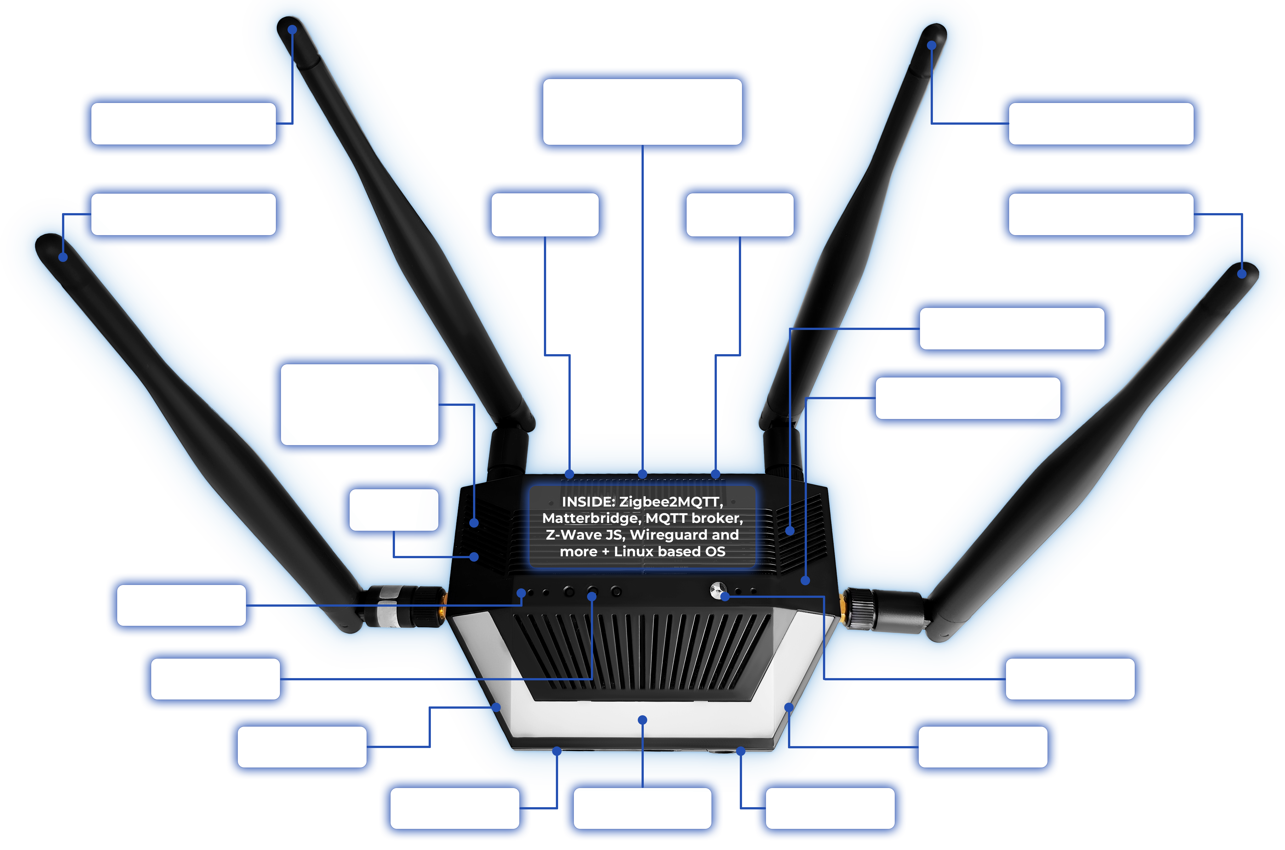 SMLIGHT SMHUB Premium (P10+MG24) – multi-radio Linux smart home hub