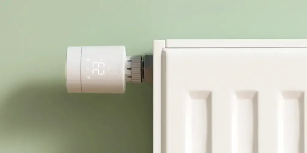 AQARA W600 – hlavice na radiátoru, detail montáže a tvaru těla