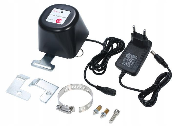 Obsah balení WiFi zavírače ventilu