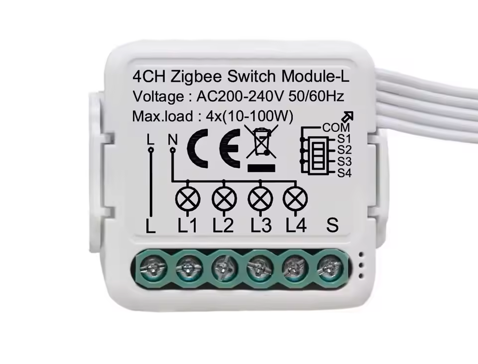 VAREO ZigBee MINI chytrý spínač 1CH – kompaktní provedení