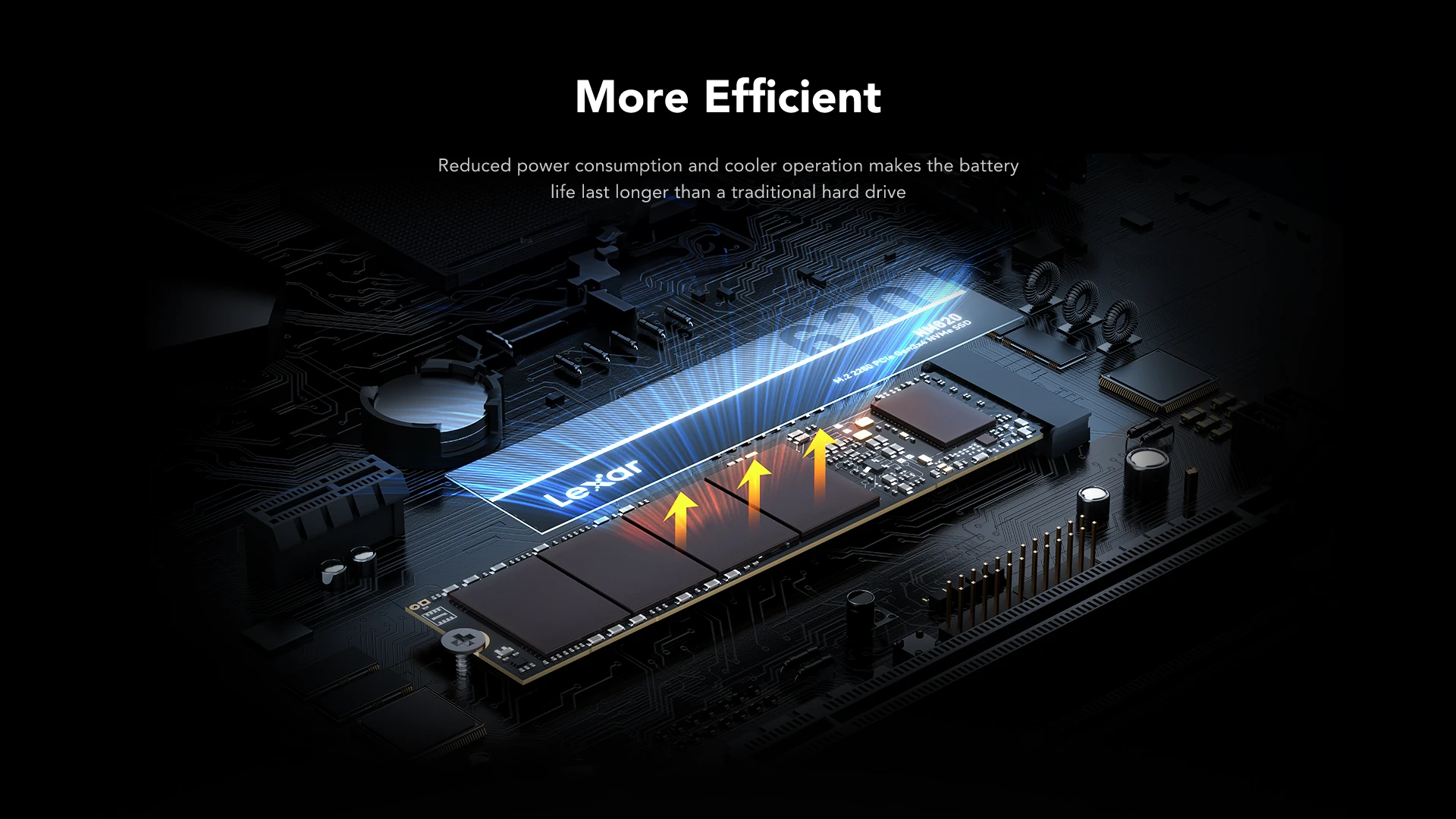 Lexar NM620 SSD – pohled na M.2 modul
