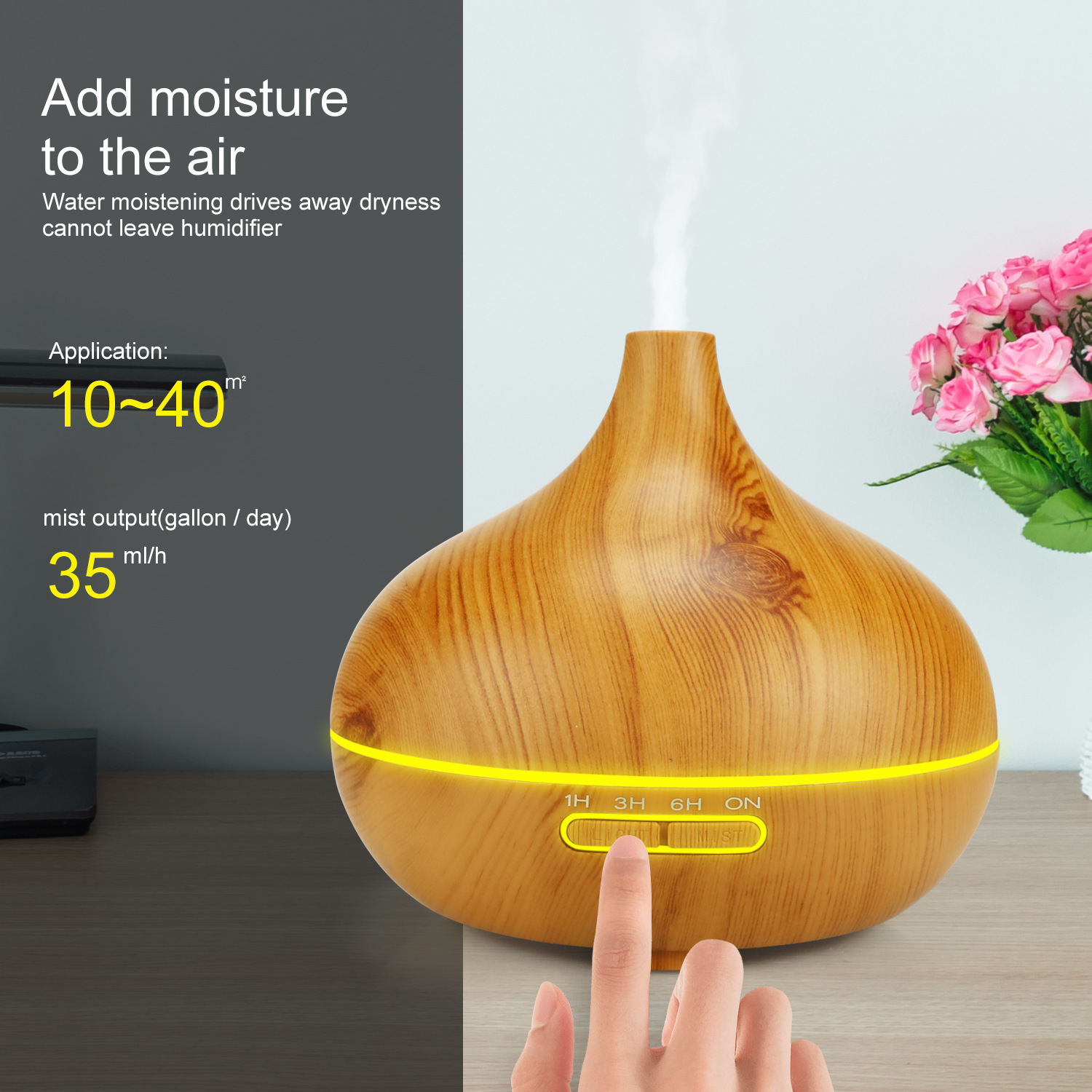 Ovládání difuzéru PURE