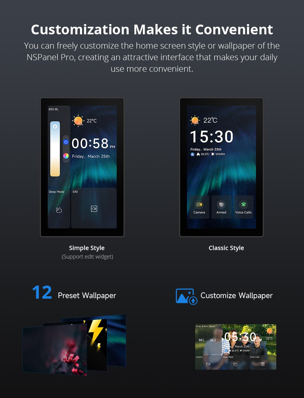 Sonoff NSPanel Pro 120 – nastavení a rozšiřující funkce (F-Droid/Android)