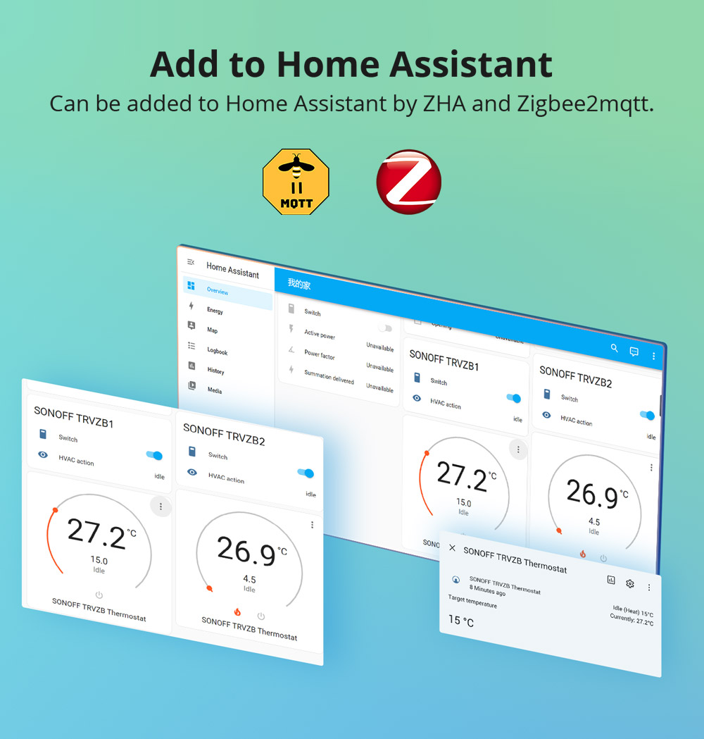 Sonoff TRVZB v Home Assistant