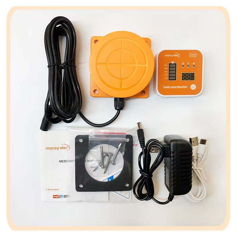 VAREO ME201R WiFi senzor hladiny s displejem – obsah balení