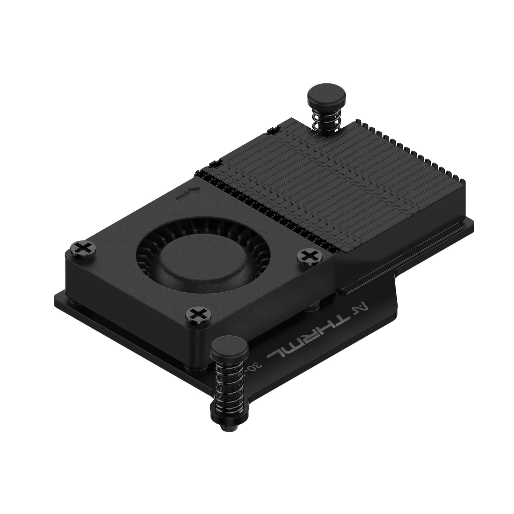 Argon THRML 30mm Active Cooler black pro Raspberry Pi 5 – hliníkový chladič s ventilátorem