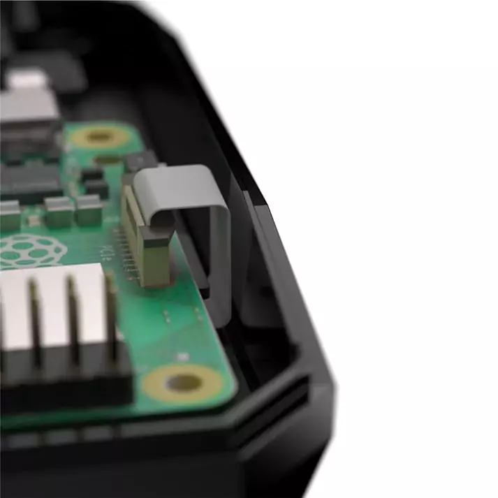 Argon ONE V3 M.2 NVMe case – celkový pohled na hliníkové pouzdro pro Raspberry Pi 5