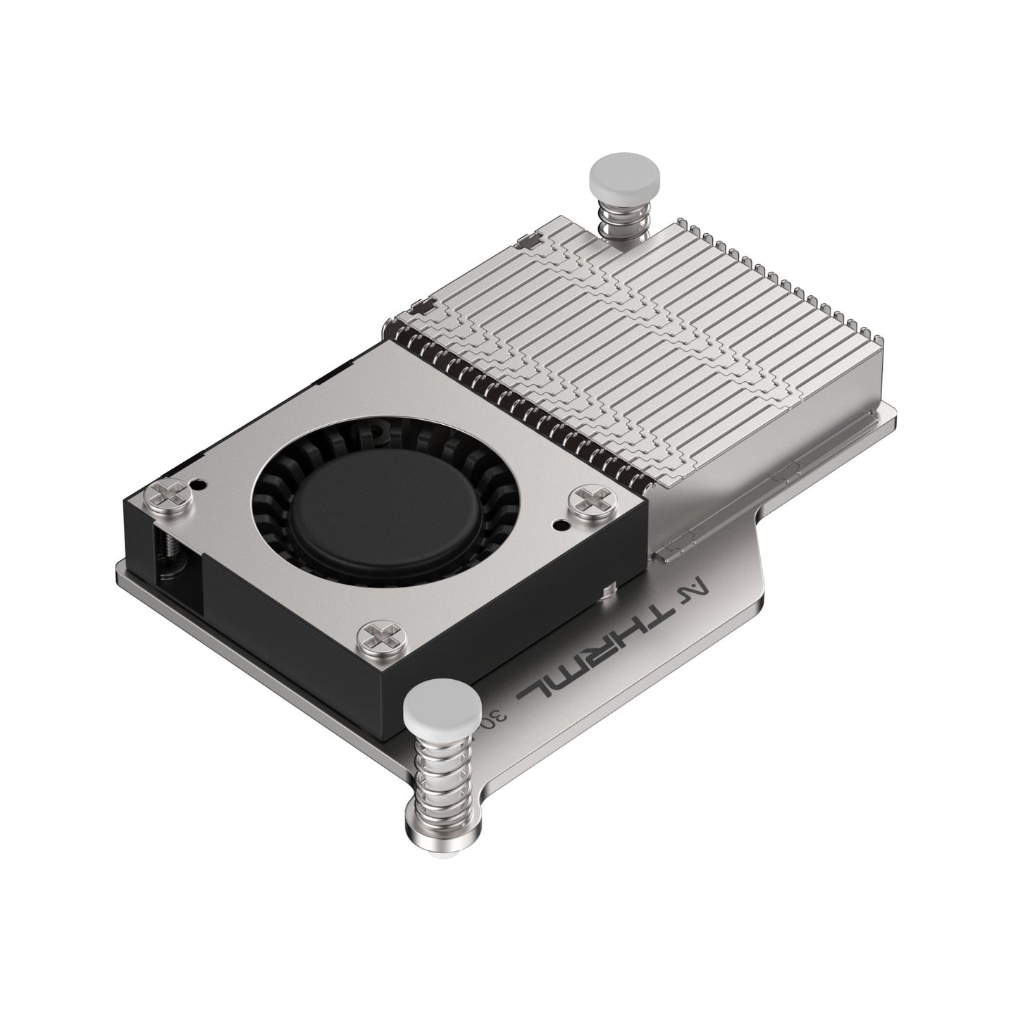 Argon THRML 30mm Active Cooler silver pro Raspberry Pi 5 – hliníkový chladič s ventilátorem