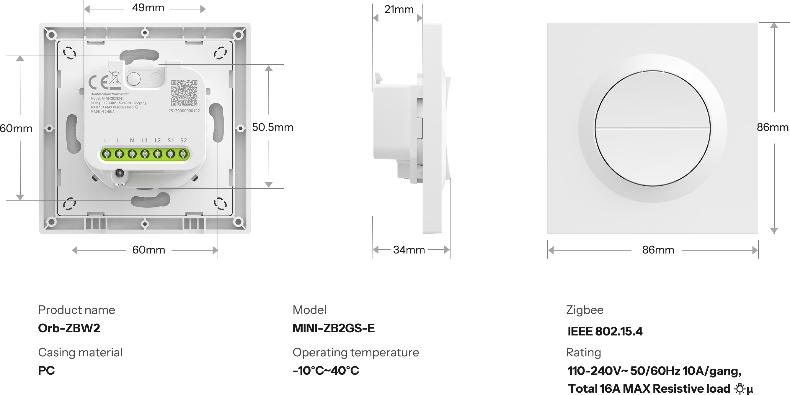 Sonoff Orb-ZBW2 – nastavení Detach Relay a pokročilých funkcí