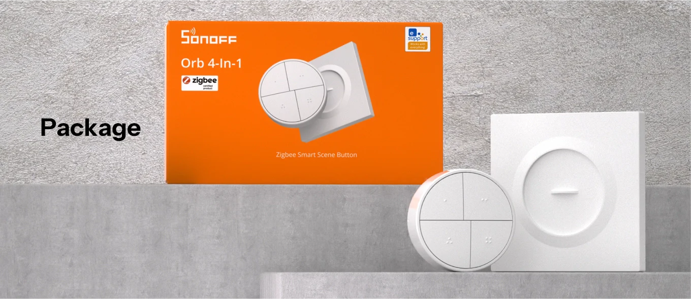 Obsah balení SONOFF Orb 4-In-1